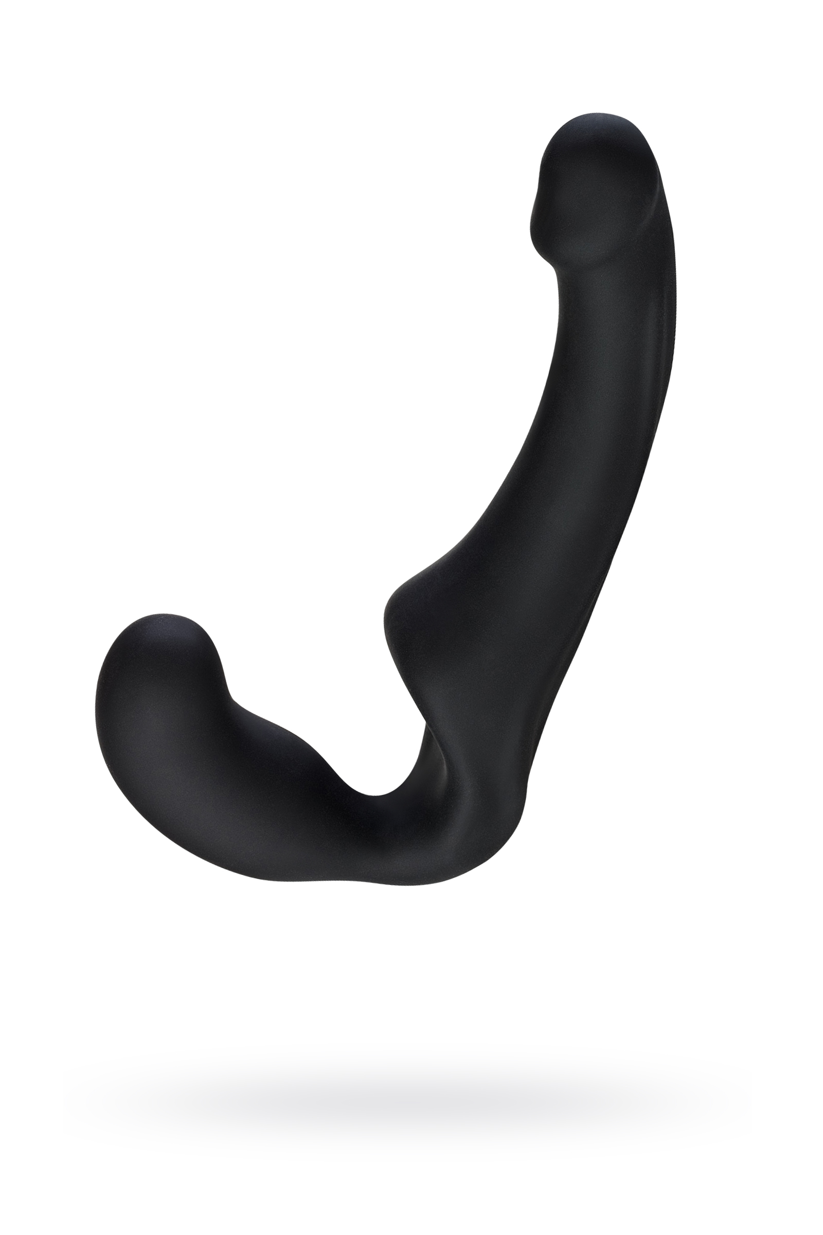 Анатомический безремневой страпон Fun Factory SHARE, силикон, черный, 23 см купить с доставкой в Тюмени