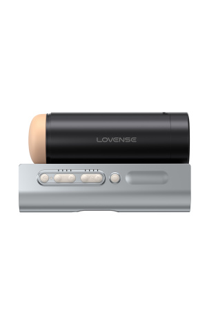 Мастурбатор нереалистичный LOVENSE Solace PRO, TPE, черный, 23,1 см