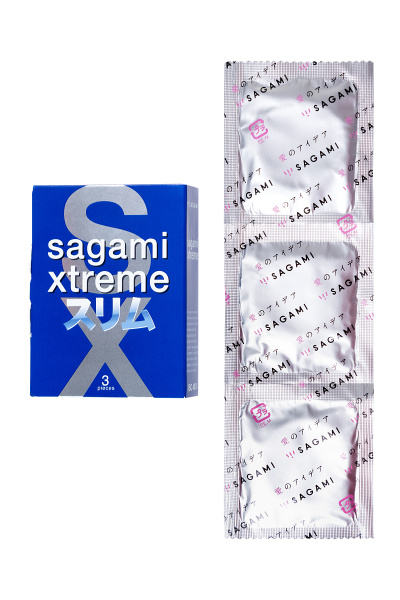 Презервативы Sagami №3 латексные Xtreme Feel Fit,