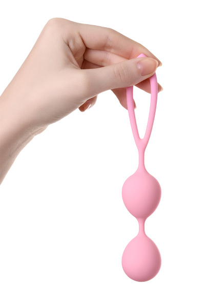 Вагинальные шарики  TOYFA A-Toys, силикон, розовый, 17 см, Ø 3,1