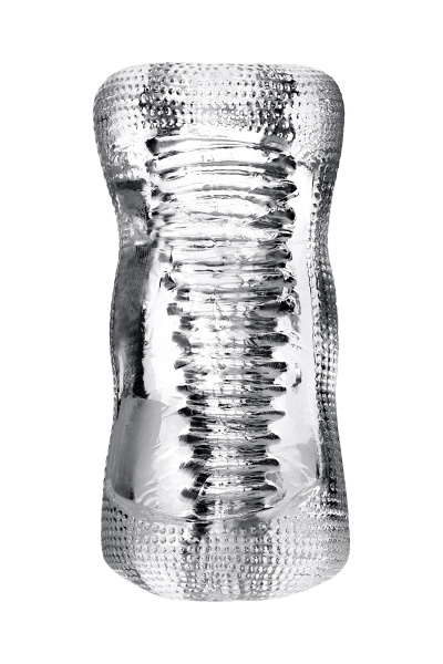 Мастурбатор нереалистичный TOYFA Lingam  Asha, прозрачный, 14 см