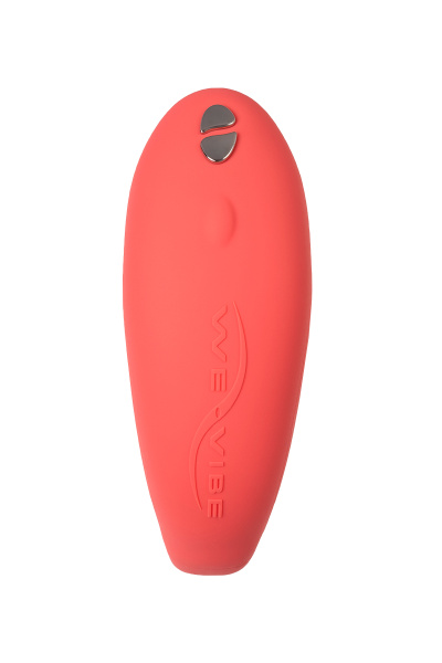 Вибратор для пар WE-VIBE Chorus коралловый,силикон,7,8 см.