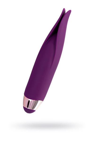 Вибростимулятор TOYFA L'EROINA  FLO, силикон, фиолетовый, 18,5 см