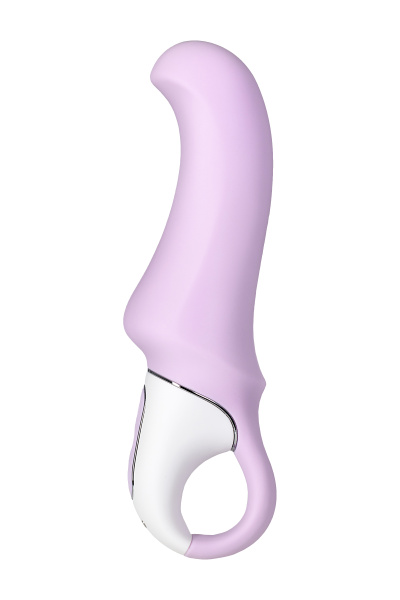 Вибратор нереалистичный Satisfyer Vibes Charming Smile, фиолетово-белый